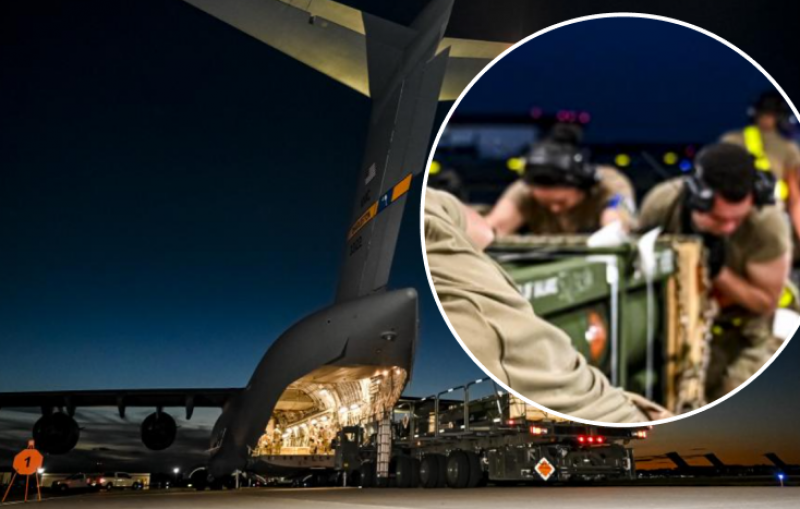 Подарок ко Дню Независимости: в США показали, как загружают новую партию боеприпасов для Украины