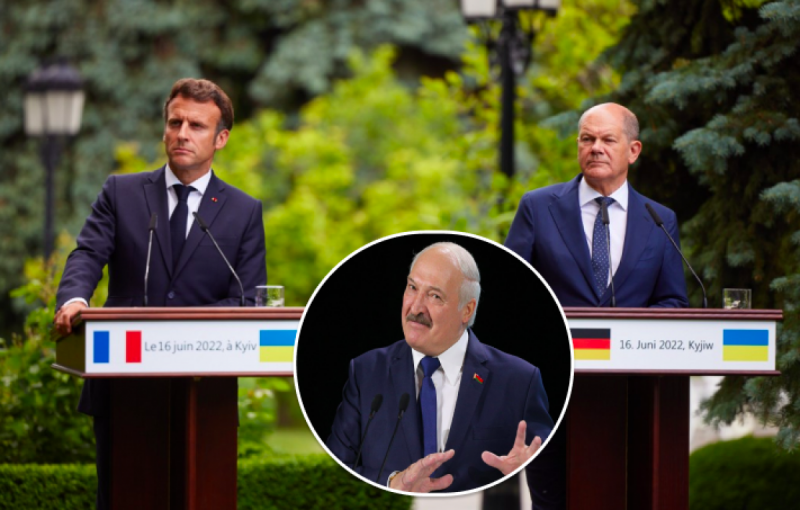 Пацани і базіки: Лукашенко в гніві накинувся на Шольца і Макрона