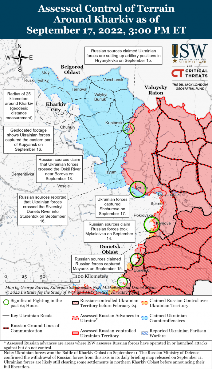 Окупантам світить 'котел' під Лиманом: ЗСУ розширюють свої позиції - ISW