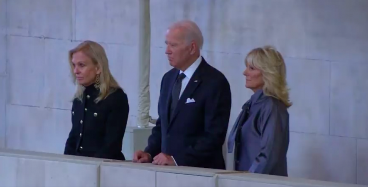 Джо Байден, похороны Елизаветы Джо Байден, похороны Елизаветы