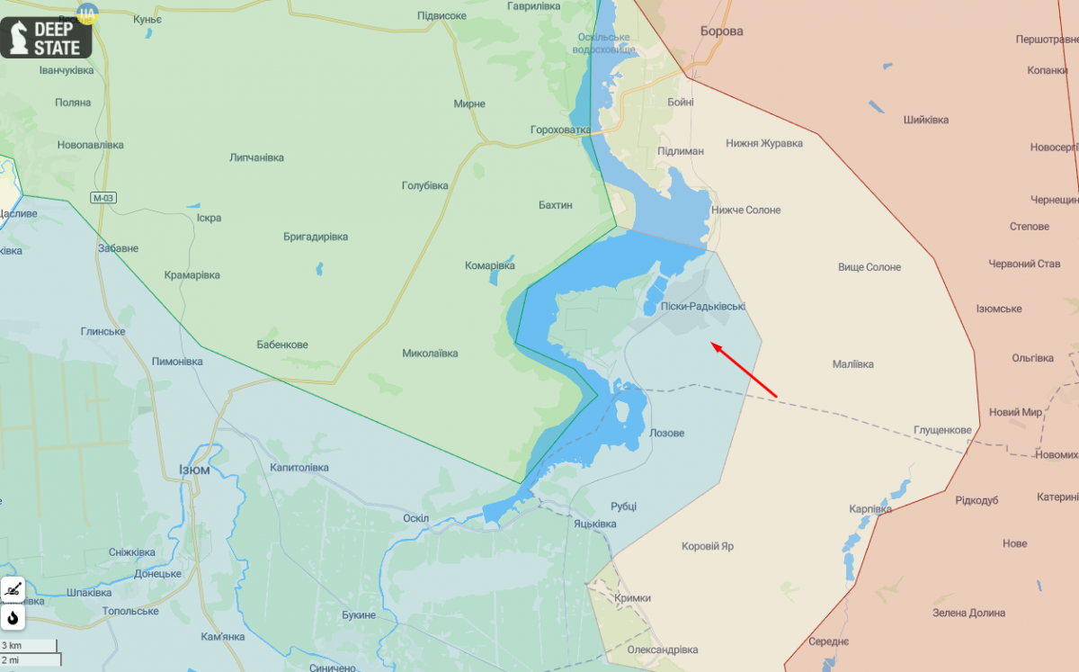 ВСУ освободили село на Харьковщине