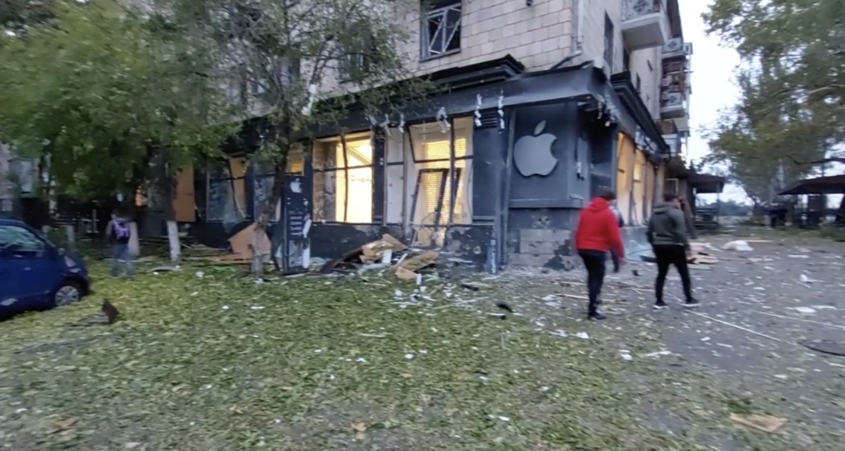 Последствия ночных ракетных ударов по Николаеву 