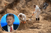 Масові поховання в Ізюмі: Пєсков цинічно назвав це сценарієм Бучі
