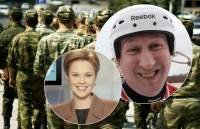 У РФ чоловікові відомої телеведучої надіслали повістку, він - чемпіон світу з хокею з м'ячем