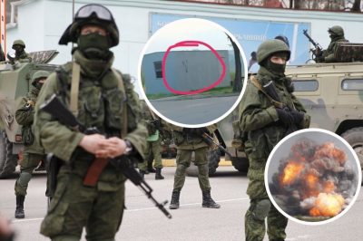 В Мариуполе взорвали патруль оккупантов за попытку уничтожить символ сопротивления