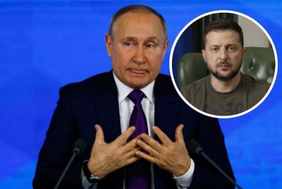 Владаимир Зеленський, Володимир Путін