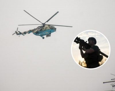 Бах - і в попіл: під Запоріжжям нацгвардієць з Голки збив вертоліт Мі-8
