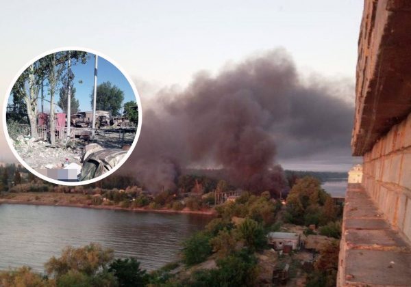 Усе згоріло: ЗСУ знищили базу росіян у Новій Каховці