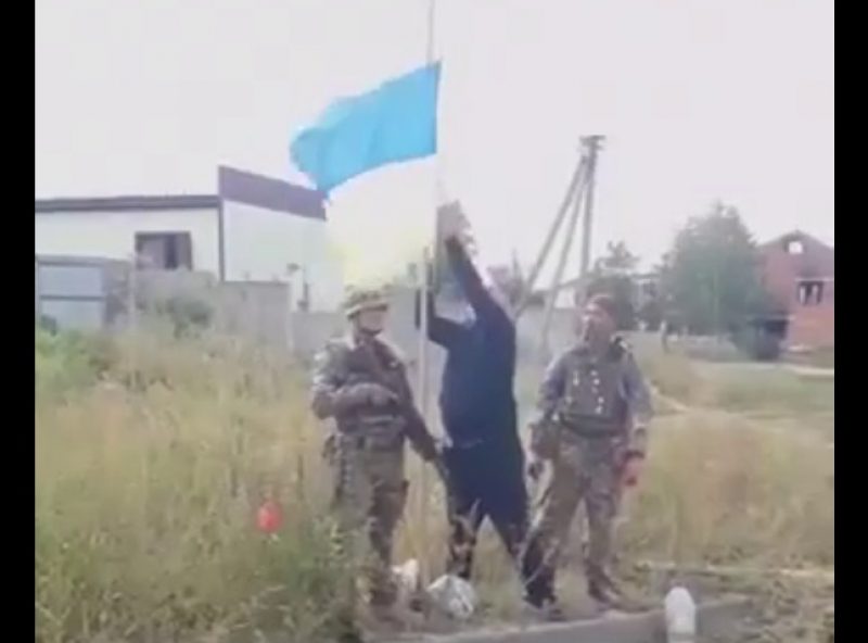 Волохов Яр на Харьковщине освободили от оккупантов РФ и подняли украинский флаг