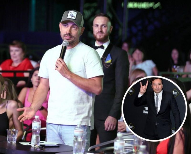 Бедняков подарил вышиванку легендарному американскому телеведущему и комику