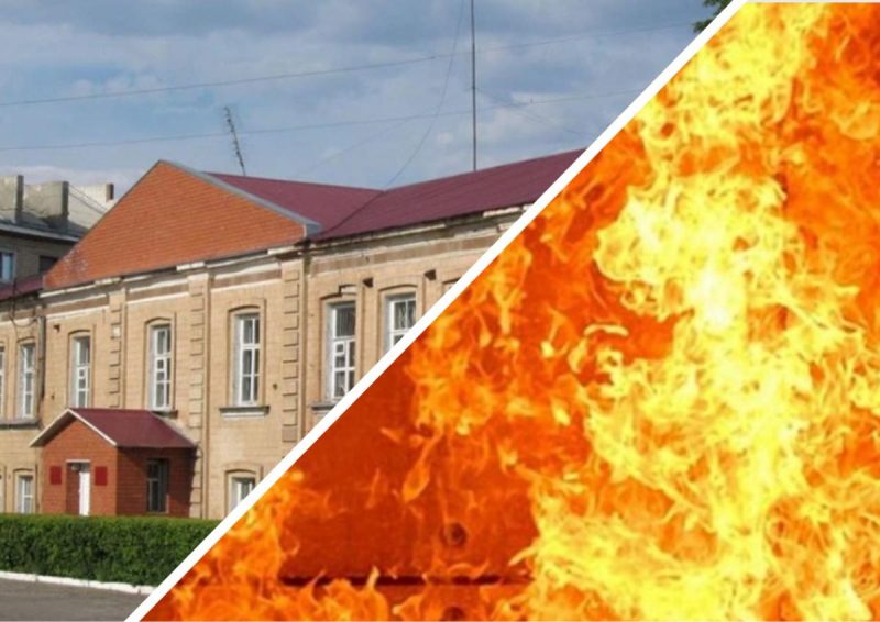 Протаранив двері авто і закидав "коктейлями Молотова": у РФ чоловік спалив військкомат