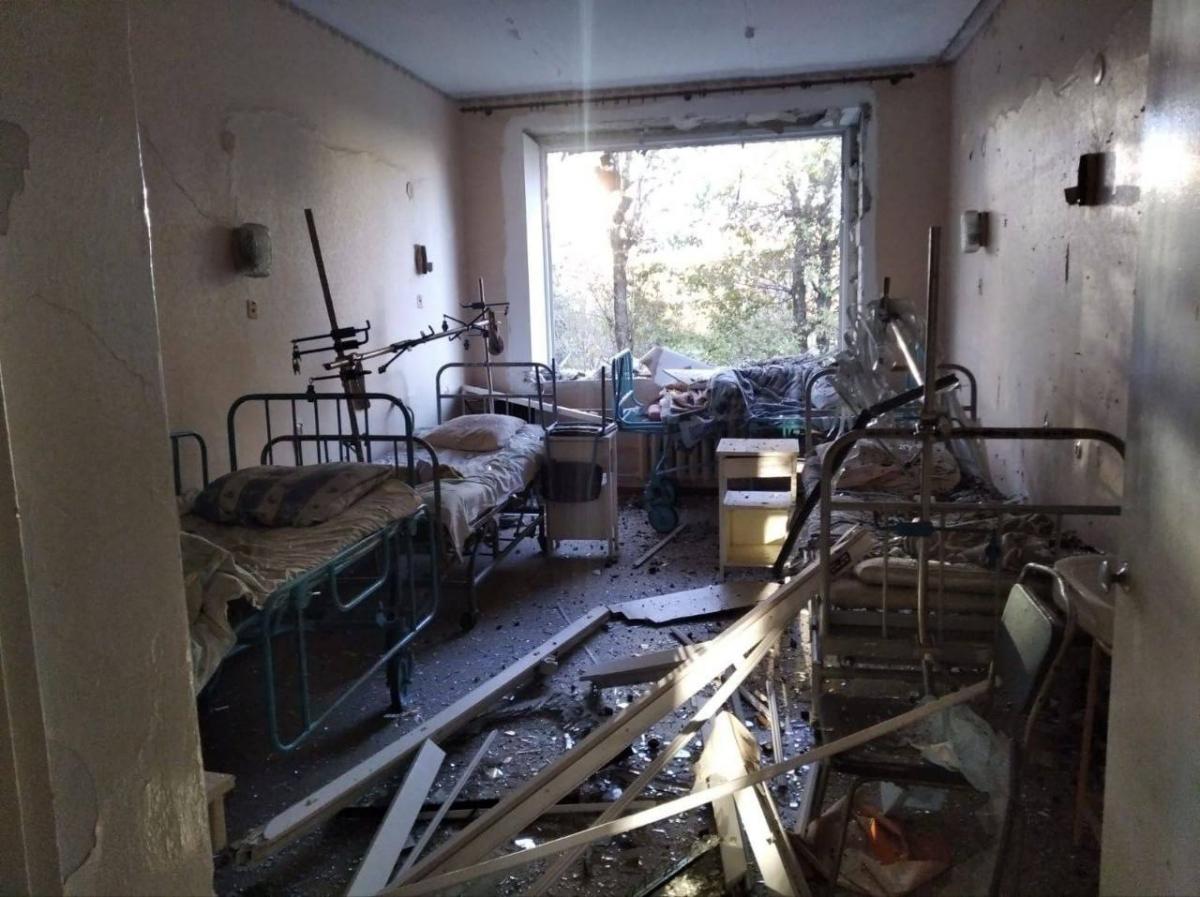 Ракетний удар по лікарні на Харківщині