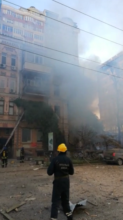 удар по Києву, житловий будинок