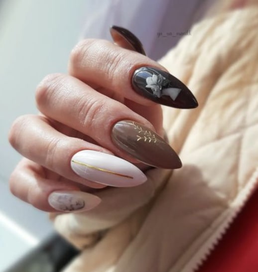 Шоколадный маникюр 2022 Шоколадный маникюр 2022