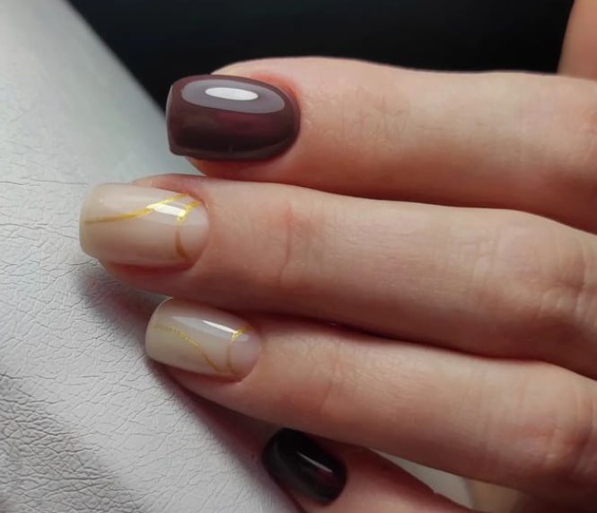 Шоколадный маникюр 2022 Шоколадный маникюр 2022