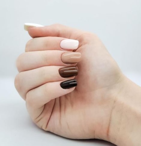Шоколадный маникюр 2022 Шоколадный маникюр 2022