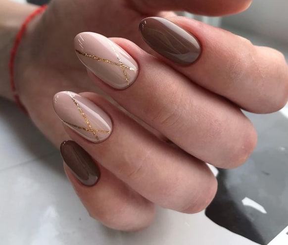 Шоколадный маникюр 2022 Шоколадный маникюр 2022