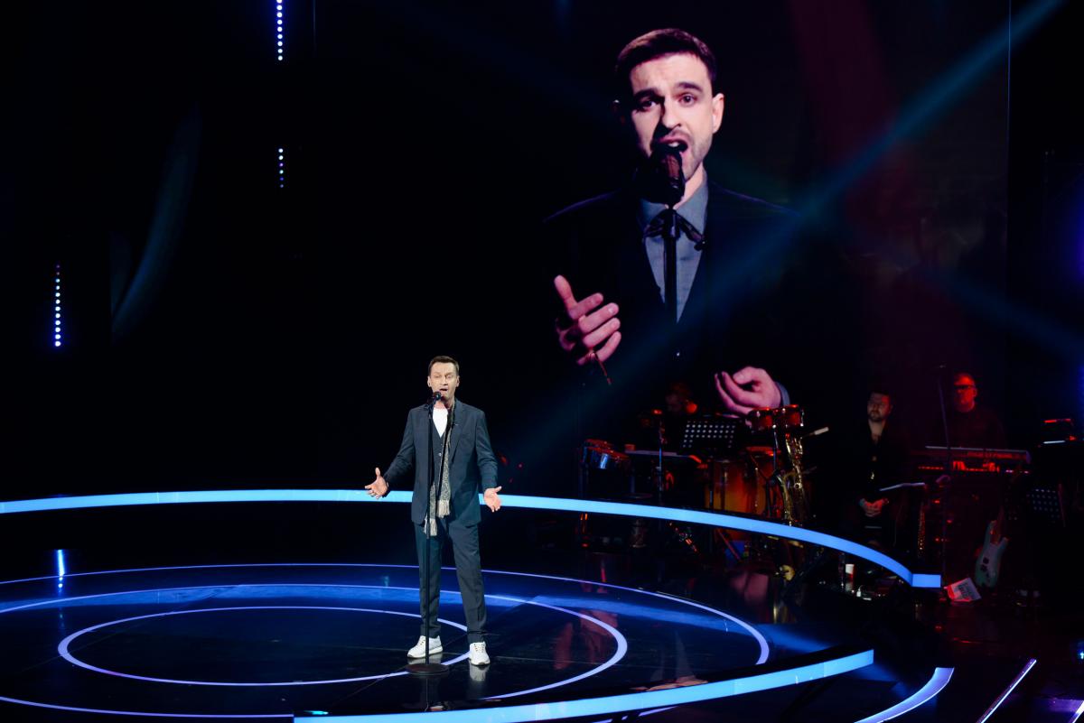 Роман Меліш та Дмитро Цимбал на "Вокальному батлі" у шоу Голос країни-12