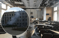 Потужний вибух у Донецьку: бавовна жорстко пошкодила будівлю міськради