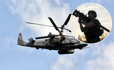 В ОК Юг отчитались о частичном успехе ВСУ: сбит вертолет оккупантов Ка-52 за $16 млн