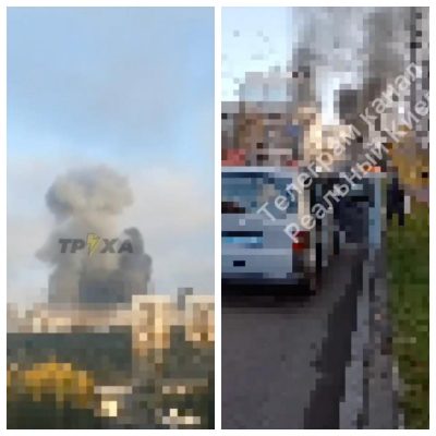 Ракетний удар по Києву: пролунали потужні вибухи, горять автівки, є жертви Ракетний удар по Києву: пролунали потужні вибухи, горять автівки, є жертви