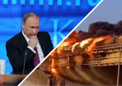 Путин опозорился на Крымском мосту: Пескову пришлось оправдываться