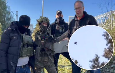 "Вибухнув за 50 метрів від нас": правоохоронці героїчно збили "шахід" у Києві