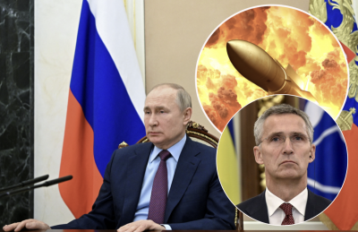 Столтенберг, Путін, ядерна зброя Столтенберг, Путін, ядерна зброя