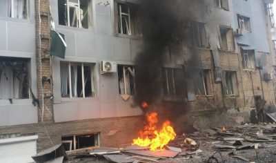 Взрыв у отделения ФСБ: в Мелитополе бавовна возле бизнес-центра гауляйтера