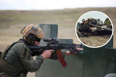 Российские военные, уничтоженная техника