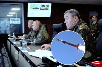 російська ракета, Шойгу, Путін, Герасимов