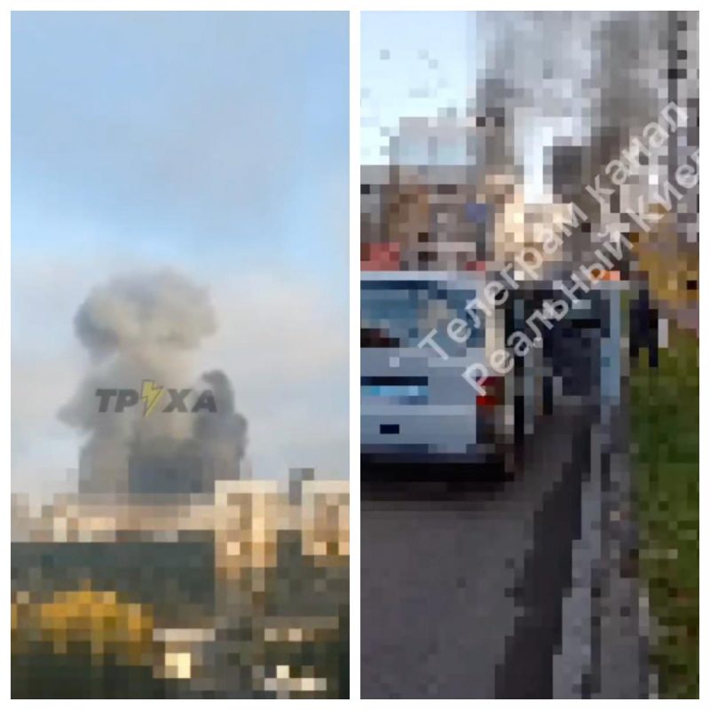 Ракетный удар по Киеву: прогремели мощные взрывы, горят машины, есть жертвы