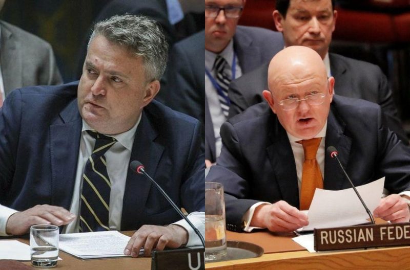 Постпред РФ в ООН Небензя вибухнув істерикою і втік перед виступом України