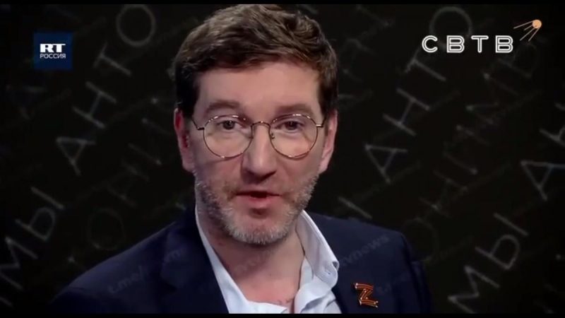 Обіцяли "викинути", але залишили: ведучого з РФ, який закликав вбивати дітей, знову помітили в ефірі