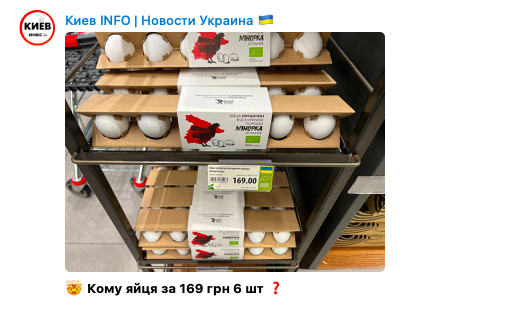 Ціни на яйця Ціни на яйця