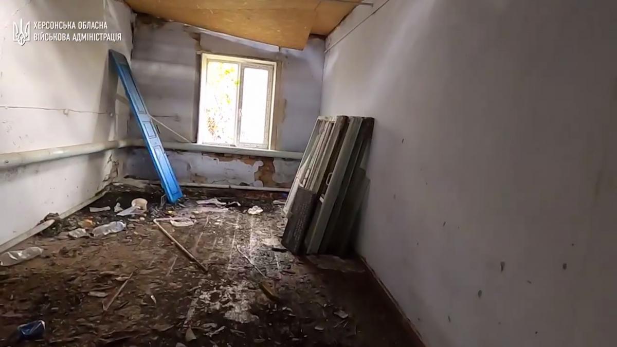 Руйнування в Іванівці на Херсонщині після російських окупантів Руйнування в Іванівці на Херсонщині після російських окупантів