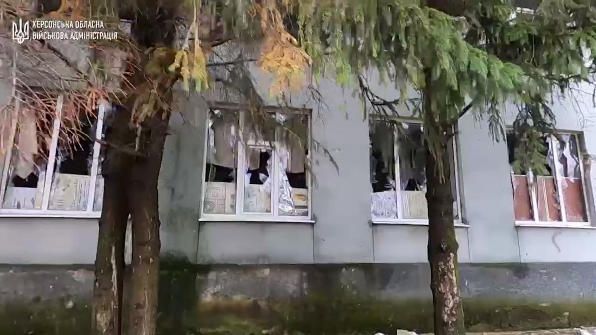 Разрушения в Ивановке на Херсонщине после российских оккупантов