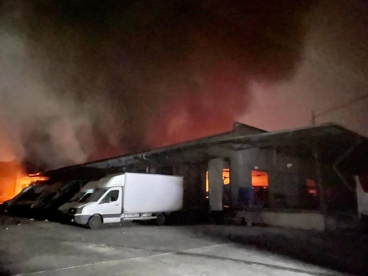 Удар дронами по Дніпру Удар дронами по Дніпру