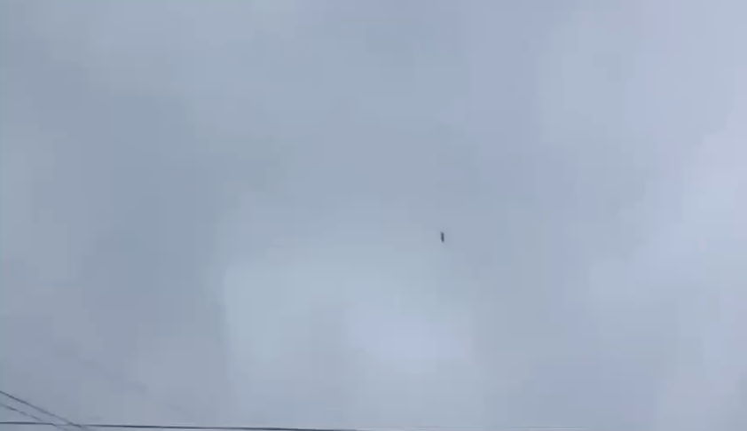 Проліт ракети над Київською область 