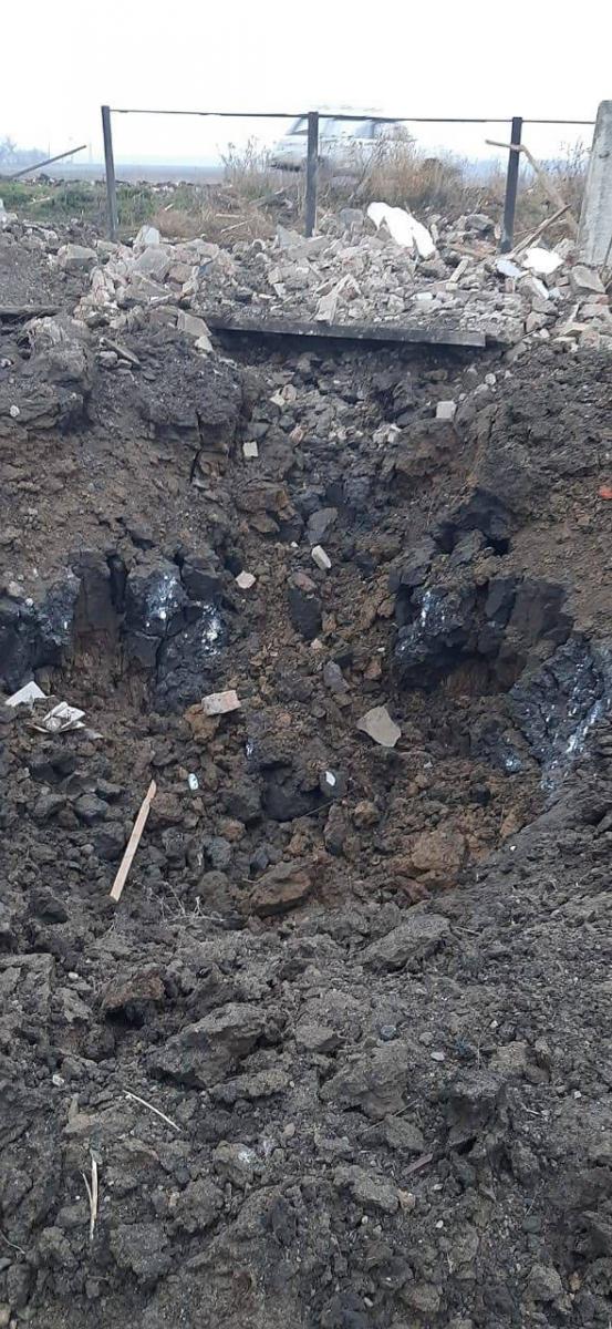 Росіяни витратили три ракети на знищення ресторану в селі на Запоріжжі