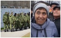 Позитивний настрій: росіянка весело похвалилася, що проводжає на війну двох синів