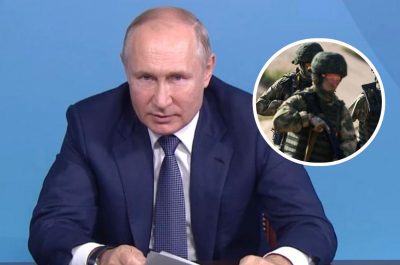 Володимир Путін, російські військові