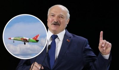 Лукашенко, літак