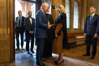 Елена Зеленская и король Чарльз Елена Зеленская и король Чарльз