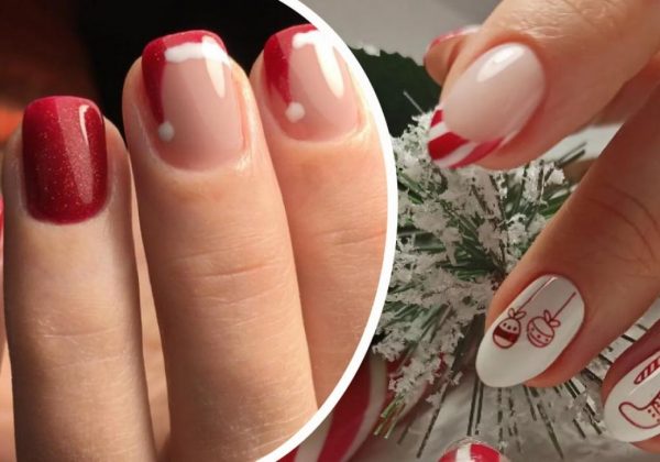 Найгарніший новорічний манікюр 2023 френч, який зачарує всіх навколо