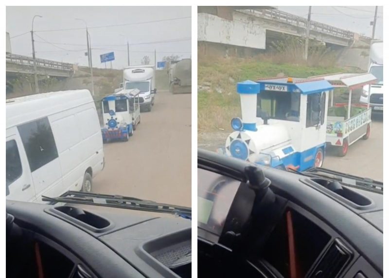 У Херсоні окупанти вкрали дитячий паровозик