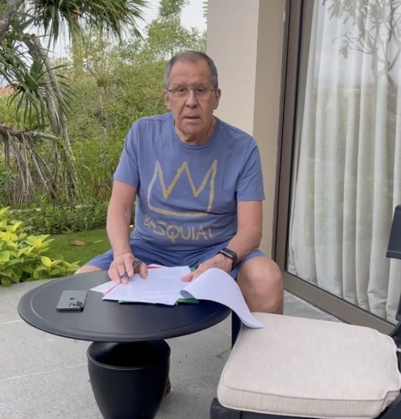 Лавров нібито госпіталізований на Балі: в МЗС РФ все заперечують