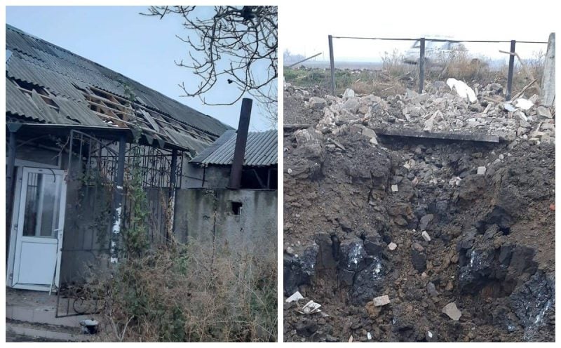 Росіяни витратили три ракети на знищення ресторану в селі на Запоріжжі