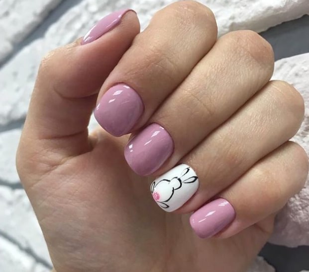 Новогодний маникюр на короткие ногти 2023 Новогодний маникюр на короткие ногти 2023