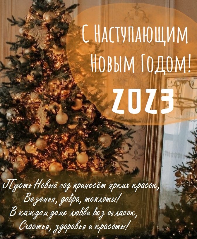 С наступающим Новым годом 2023